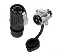 Minhe EW-LP28 3-Core Flange Lock Aviation Connector 50 For Use In Aircraft Ground Support Equipment And Vehicle Charging Systems