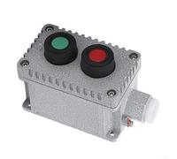 Minhe Explosion Proof Dual Button Start Box 220V 380V 10A Heavy Duty Casting Design IP65 Rated For Industrial Manufacturing Environments