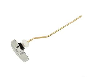Minhe Flush Lever Arm Replacement Front Side Mount Angle Fit Traditional WC Tank Metal Handle Copper Link Chain 20cm Lever