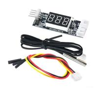 Minhe For PWM Fan Speed Controller Module 12V DC with Digital Display for Accurate Temperature Monitoring and Fan Speed Regulation Between 1 and 100 Percent For PWM Signal