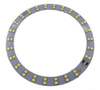 Minhe LED Light Panel 10W Circular Board with White and Warm Light Modes for USB Powered Devices 3-5V Input Efficient Heat Dissipation for Extended Use in Selfies and Still Life