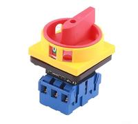 Minhe LW30-32A 3P Rotary Changeover Switch 32A 690V Load Circuit Breaker with Silver Alloy Contacts for AC Motor Ventilation Control