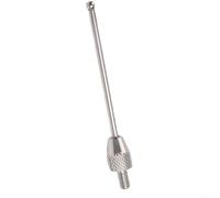 Minhe M2.5 Thread Micrometer Gauge Indicator Probe For Dial Indicators, 2Mm Carbuncle Steel Head Stylus With 0.01 Division Value, Long-lasting And Precise(Silver ball 30mm)