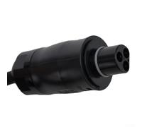 Minhe Mains Connection Cable for Betteri BC01, 3-Pin AC Power Cord for Inverter to Wieland Socket, 1.5mm² H07RN-F Oil-Resistant Flexible Cable, 0.5m/1m/1.5m/3m/5m Length, Black, with End Cap(5meter)