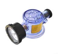 Minhe Manual Air Relief Valve 273564Z for TR100C TR140C for Triton II Pool & Spa Filters with Pressure Gauge, Brass and Rubber Construction, Tool-Free Installation