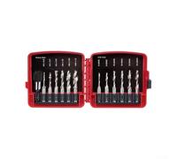 Minhe Metric and for sae Drill and Tap Set 13 Pieces, High Steel | Threading Drill Bits with Hex Shank Adapter for Electric Drills, Tapping Tool Kit for Home Workshop