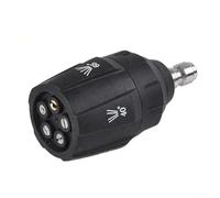 Minhe Multi Rotating 5in1 Pressure Washer Nozzle With 1/4 Inch Quick Connector And Multiple Spray Modes For Cleaning Walkways, Decks, And Vehicles