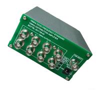 Minhe OCXO Frequency Standard 10MHz Distribution-Amplifier, 8 Channel BNC/Q9 Output, for High-Precision Signal Distribution in Laboratory and Measurement Systems(without OCXO)