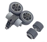 Minhe PA03740-K010 & PA03740-K011 Pick Brake Roller Kit for-Fujitsu fi-7600 fi-7700 fi-7700S Scanners, Includes Pickup and Brake Rollers, Wear-Resistant ABS Construction, Smooth Scanning Performance