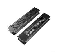Minhe Plastic Adjustable Ventilation Grid For Cabinet Storage With Rectangular Breathable Mesh To Promote Airflow And Reduce Risk Of Damage From Moisture Build Up(Black)