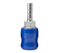 Minhe Pneumatic Quick Coupler, Anti-Blowout Connector for Air Tools & Hoses | Internal locking sleeves snap into place with an audible click. Prevents accidental hose separation under vibration.