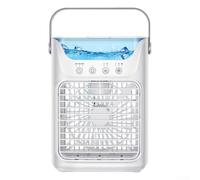Minhe Portable Evaporative Cooling Unit 3 Fan Speeds 700ml Water Tank Low Noise ABS Compact Auto Shut-Off Personal Air Conditioner for Home Office Car Camping Bedroom