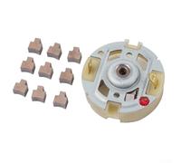 Minhe RS550 Motor Carbon Brush Holder with 10 Carbon Brushes for Bosch and for-Makita Models for Power Tool Maintenance and Replacement in Industrial Applications