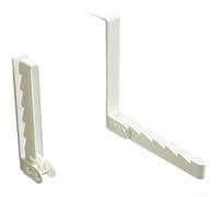 Minhe Space Saving Folding Door Hooks Set Of 3 For Doors Up To 4cm Thick With Strong Load Capacity For Everyday Storage Solutions(White)