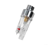 Minhe Spray Water-Oil Separator for Airbrush, Compact Inline Air Filter with Auto Drain, Metal Alloy Moisture Trap for Stable Paint Spray