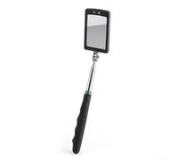Minhe Telescopic Inspection Mirror with LED Light, 360° Rotating Foldable Head, Stainless Steel Extendable 290-880mm for Automotive Undercarriage and Mechanical Repair Tasks(B)