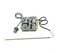 Minhe Thermostat Thermostat 0-40C Industrial Heating Systems Thermal Switch 16A Safety Cutoff 140C For 15kW Fan Heater Adjustable Temperature Range WK-R36 16A 400V AC As Shown In The Figure