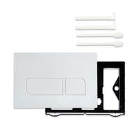 Minhe Toilet Flush Buttons Tank Flush Button For Geberit01 20 30 50 UP300 UP320 Button(White)