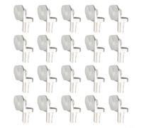 Minhe Zinc Alloy 20x Shelf Support Clips With Suction Cups For Glass And Wood Boards, Bracket Holders Suitable For Cabinets, Shoe Cabinet, Book Cabinet