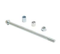 Minho 10mm 190mm Front Rear Axle with Bushing 6mm 15mm 20mm Fit for Motorcycle Pit Dirt Bike Moped Scooter QUAD ATV Mini Bike Parts