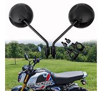 Minho Rearview Mirrors X War Police 10mm Bolt for Honda MSX125 Grom 2014-2022 black round CMX 300 500 Rebel 2017-2022 motocycle mirror Monkey 125 2019-2022