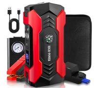 Car Jump Starter with Air Compressor, Car Battery Jump Starter with 150PSI Tire Inflator, 12V Auto Battery Booster 3000A Jump Box for Car Up to Gas and Diesel Engine Jump Box Fast Charging