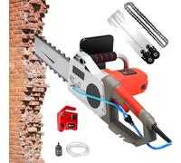 MINHUIJIHUI 5800w/6500w Heavy Duty Concrete Saw,6000rpm Electric Concrete Chain Saw,35cm/48cm Diamond Chain Wall Cutter With Water Pump,For Cutting Concrete,Steel Bars, Cement Pipes