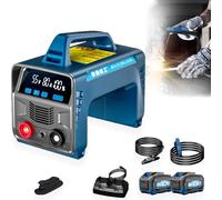 MINHUIJIHUI Cordless Welder Machine Battery Powered ARC Welder with LED Work Light USB Charging Port Welding Thickness 2-10mm for Industrial Structures Railings Maintenance