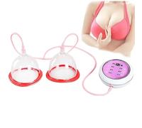 MINHUIJIHUI Double Cup Electric Breast Massager, Wireless Vacuum Therapy Machine for Fast Enlargement, Bust Lift Enhancer Pump with USB Charging for Women’s Breast Health & Anti-Sagging Care