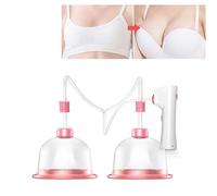 MINHUIJIHUI Electric Breast Enlargement Device, Vacuum Massager Pump for Fast Growth, Wireless Double Cup Therapy Machine, Bust Lift Enhancer with USB Charging for Women’s Breast Health Care