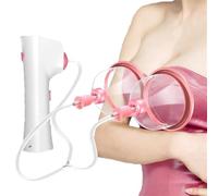 MINHUIJIHUI Electric Breast Massager & Vacuum Therapy Machine - Fast Growth Enlargement Pump with Double Cup, USB Charging for Women, Anti Sagging Bust Lift Enhancer for Breast Health Care