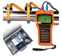MINHUIJIHUI Handheld Ultrasonic Flow Meter, Portable Clamp-On Flowmeter, Non-Intrusive, 6 Sensors (High/Low Temp TS-2, TM-1, TL-1), DN15-6000mm, 2000-Row Log, 12Hr+ Battery, ±1% Accuracy