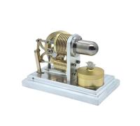 Mini α-Type Opposed Stirling Hot Air Engine Model That Works, Heat Engine Model Demonstration Education Science Kits