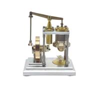 Mini γ-Type Vertical Stirling Hot Air Engine Model That Works, Heat Engine Model Demonstration Education Science Kits