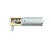 Mini 050 Turbo Worm Gear Motor DC 3V 6V 9V 12V Slow Speed Large Torque Micro Full Metal Gearbox Reduction Motor For DIY Robot Car replacement parts((F) 51RPM-203RPM,Single Shaft)