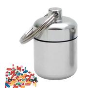 Mini - 1.65 x 1.06 Inch Colourful, Lightweight Cylinder, Multifunctional Dangle Design Case, Robust, Secure Protection, Multifunctional Compact Medicine Bag for Business Travel Outdoors