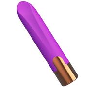 Mini 10 Strong Speeds Electric Bullet Tool Handheld Personal Bullet Massage Rod Quiet Waterproof Bullet Tool Portable Soft Toys Ball for Women Pleasure,High Power Cordless Soft Wand XDFL3 (Purple)