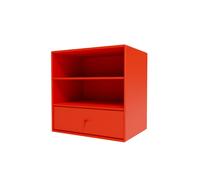 Mini 1005 Bookcase With Drawer 145-Rosehip