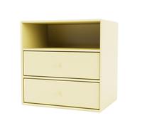 Mini 1006 Bookcase with 2 Drawers Camomile