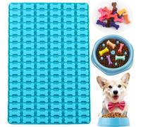 Mini 108 Cavity Dog Bone Silicone Moulds Bone Gummy Candy Mould for Candy Chocolate Biscuit Ice Cube Small Homemade Dog Treats Silicone Treat Mould for Baking and Freezing