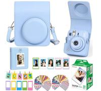 Mini 13 Instant Camera Premium Kit For Fuji Instax Mini 13 Frost Blue Includes Blue Mini 13 Case, 20 Shot Mini Film, Mini Photo Album & Complete Photo Display Accessory Kit