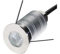 Mini 15° Narrow Beam Angle Spotlight - IP67 Waterproof Recessed LED Downlight, 1W LED Underground Well Light, Outdoor Landscape Lighting, For Garden, Garage Loft(1pcs Warm Light 3000k,Dc-12v)