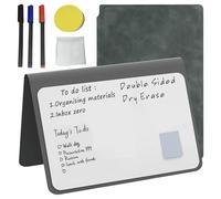 Mini 1Set Small Whiteboard A5 Notepad,16.7 x 24.2 cm Desk Whiteboard Small,Smal l Whiteboar d A5 for Office Supplies School Study Essentials