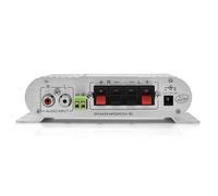 Mini 2.1 Channel Digital Power Amplifier for Car/Home - Compact Hi-Fi Stereo Sound Compatible with Mobile Phones, DVD Players, Computers, MP3/MP4 (Silver)