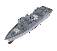 Mini 2.4G RC Destroyer Boat, Electric Military Aviation Model, High-Speed Remote Control Naval Ship DD-055