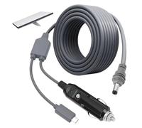 Mini 2 in 1 DC Power Cable 17.4FT, 18AWG USB C Cigarette Lighter Plug to DC Power Cord for Mini, Plug and Play, Mini Accessories
