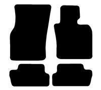 Mini 2014 Onwards 4 Piece Set Car Mats UK-Made Tailored Fit Carpet Floor Mats Full Coverage Compatible Accessory Black Trim