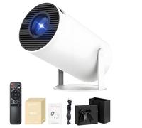 Mini 210° Smart Projector With Extra Large-Screen Display, Portable 4K Smart MovieProjector, Rotatable Auto Vertical Keystone, For Home Bedroom Outdoor