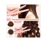 Mini 2in1 Hair Straightener Curler USB Travel UK