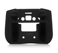 Mini 3 Pro Remote Controller Silicone Protective Skin Case Guard Cover for Drone Accessories Soft Durable Anti Slip Scratch Resistant Replacement Sleeve Black (Black)